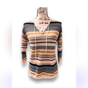 Christopher & banks stripped sweater size PM